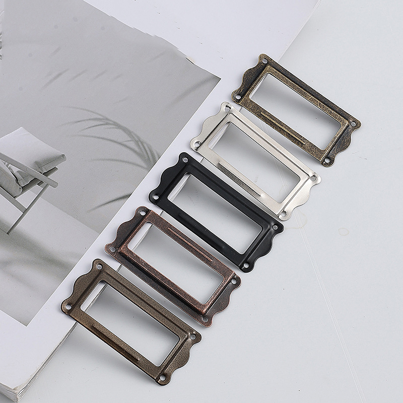 حامل ملصقات عتيق، خزانة ملفات  - مراجعة Furniture Hardware Names وسعره