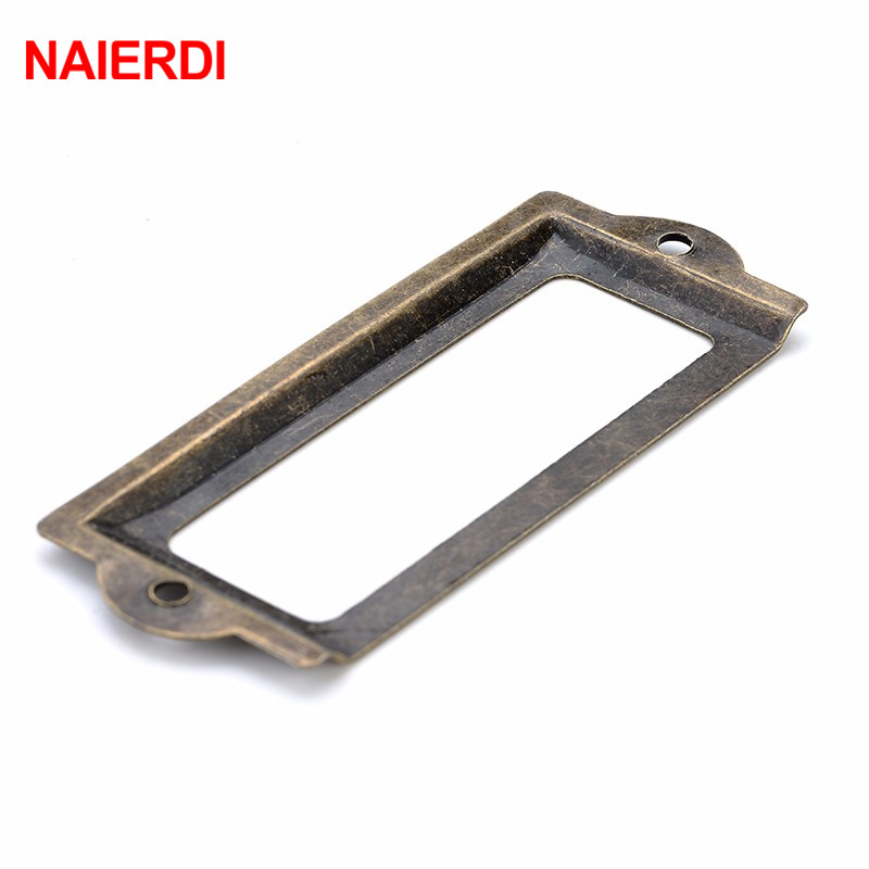 NAIERDI-حامل بطاقات نحاسي عتيق - مراجعة Furniture Hardware Names وسعره
