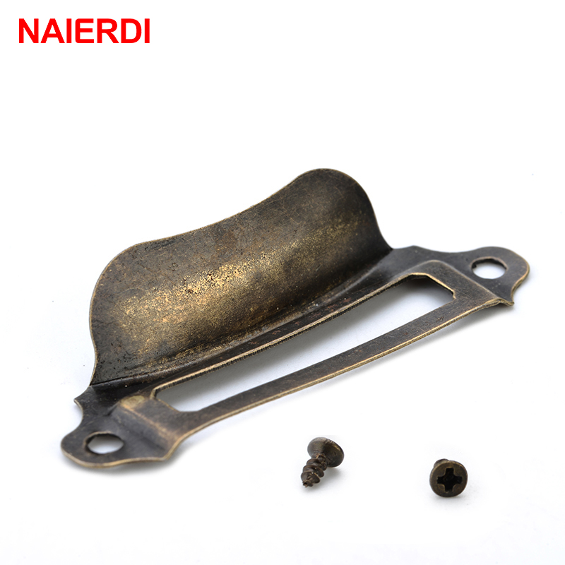 10 قطعة NAIERDI العتيقة صندوق  - مراجعة Furniture Hardware Names وسعره