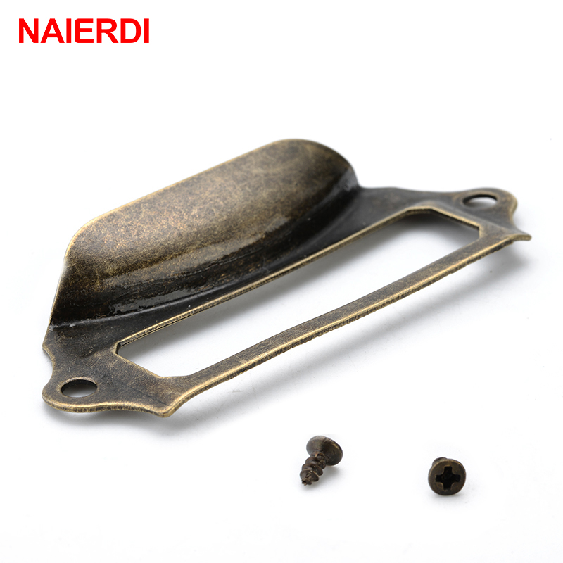 10 قطعة NAIERDI العتيقة مقابض  - مراجعة Furniture Hardware Names وسعره
