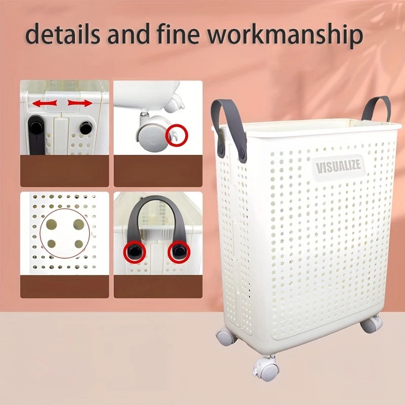 سلة غسيل قابلة للطي بعجلات كبي - مراجعة Furniture Hardware Manufacturer وسعره